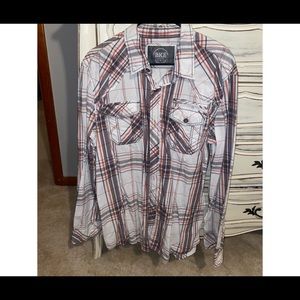Mens BKE Long Sleeve Button Down XL